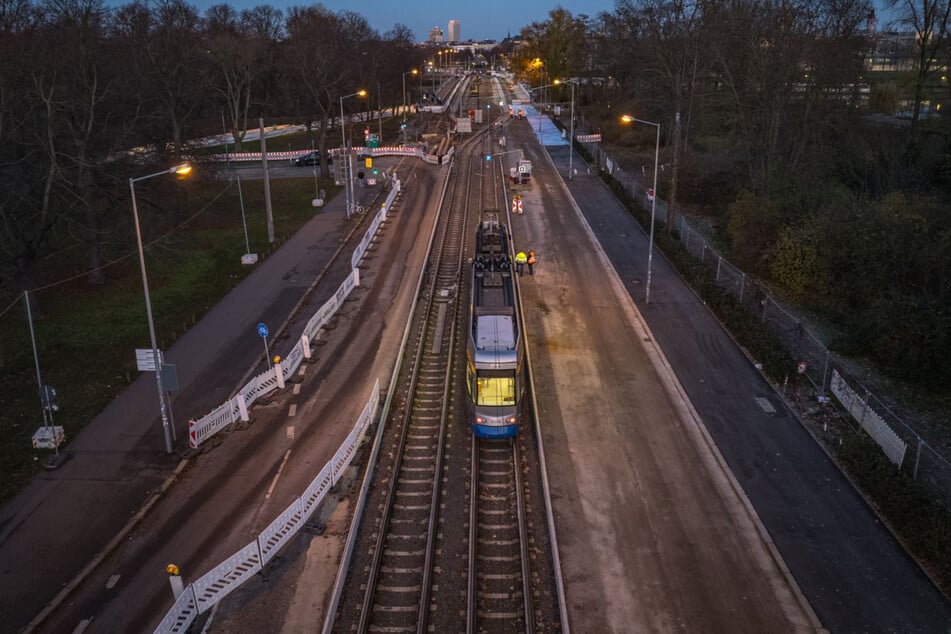 Bei einer Probefahrt am Freitagnachmittag wurde getestet, ob nach den Bauarbeiten alles funktioniert.