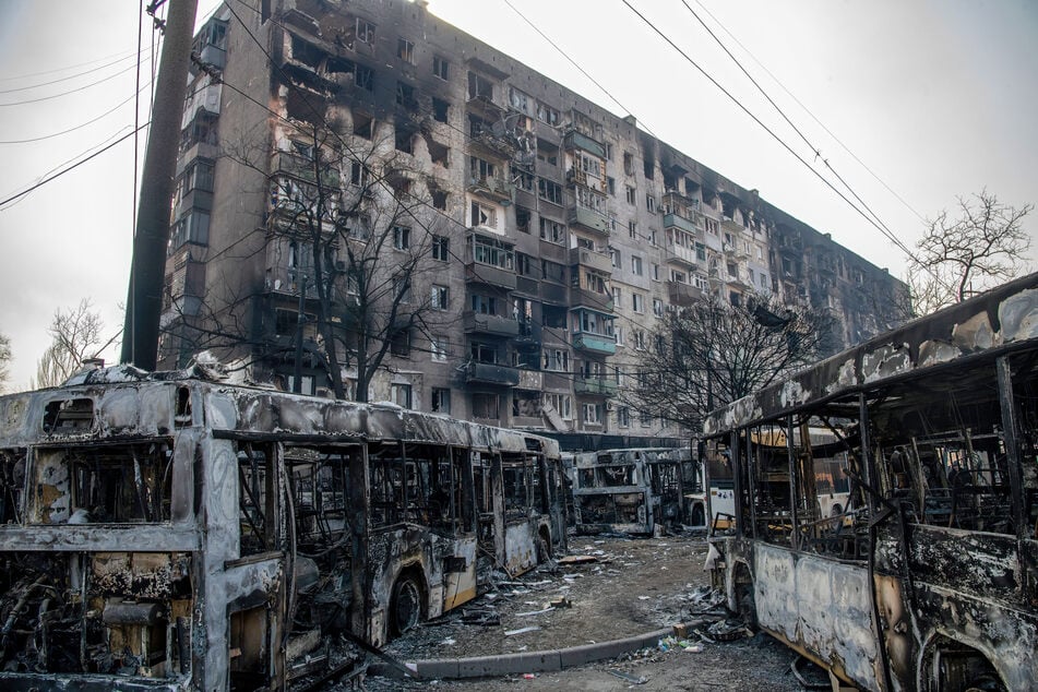 Die massiven Zerstörungen in Mariupol.