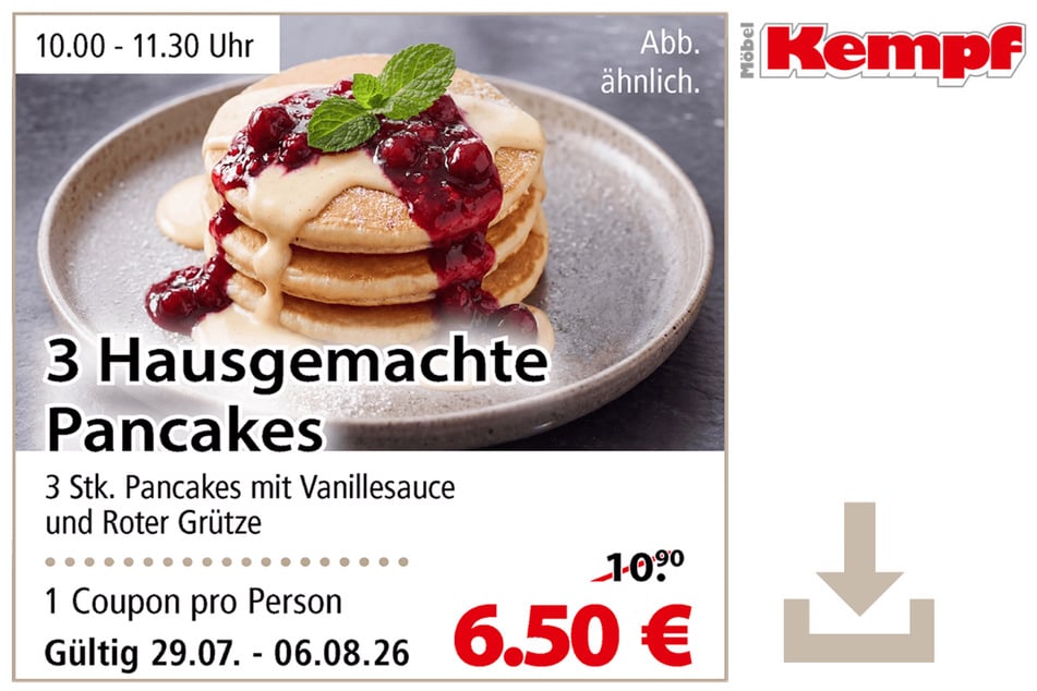 Hier klicken und Coupon herunterladen.