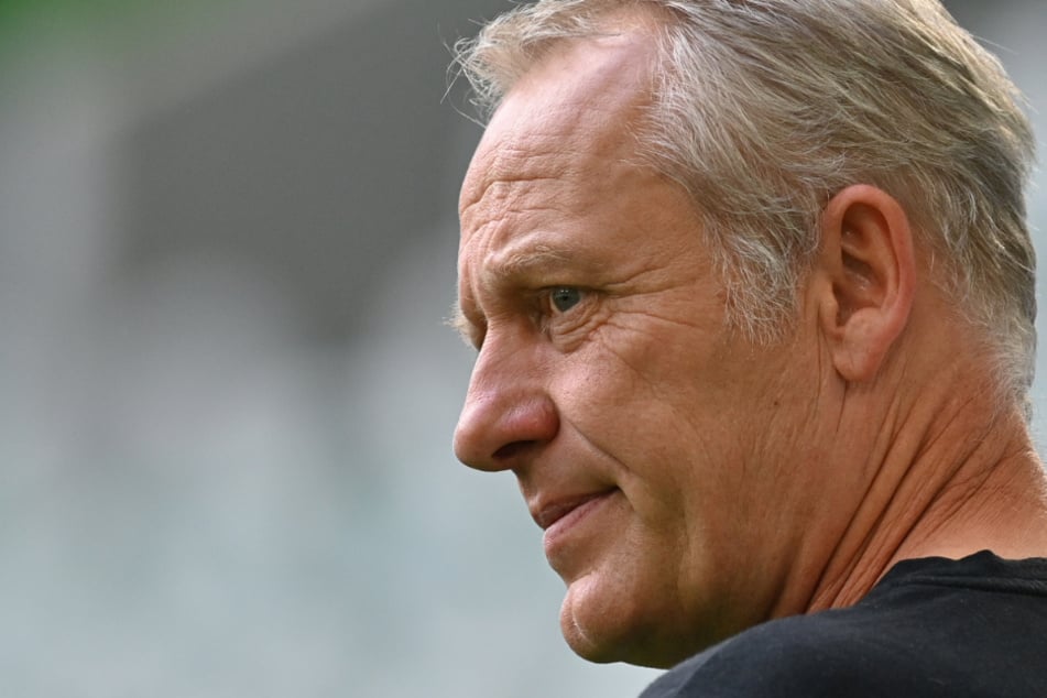 Christian Streich (55) , Trainer des SC Freiburg, hat Respekt vor Pokalgegner Waldhof Mannheim.