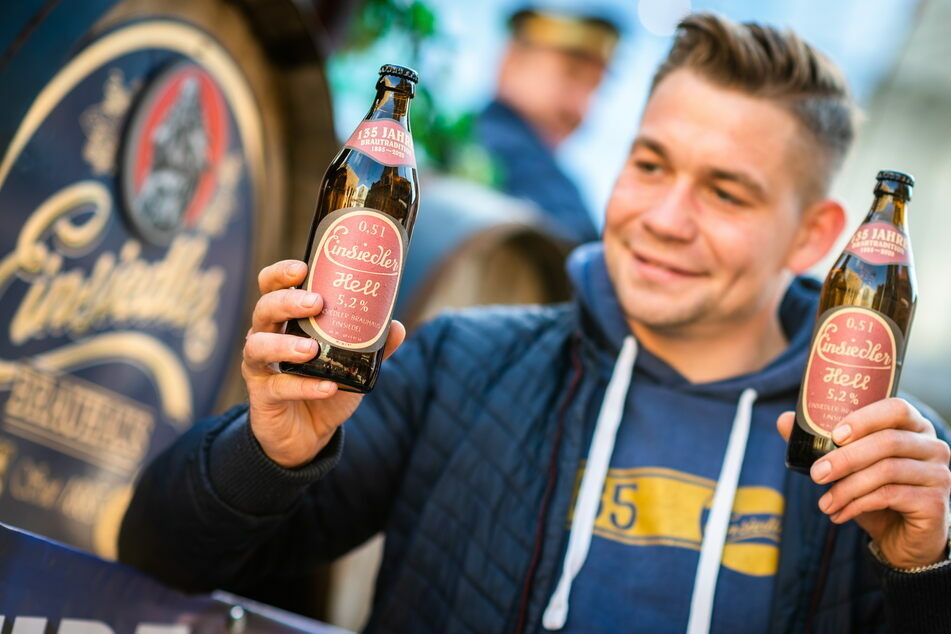 Willy Stößer (31) vom Einsiedler Brauhaus.