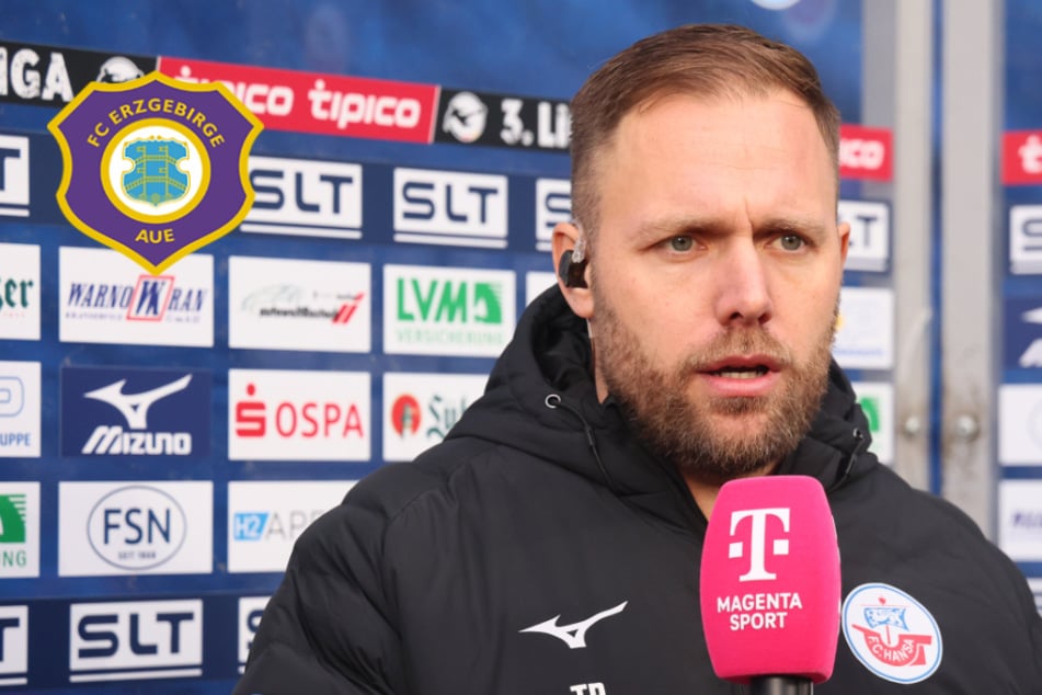 "Ich bin mir sehr sicher": Deswegen macht Hansa-Coach den Veilchen im Abstiegskampf Mut