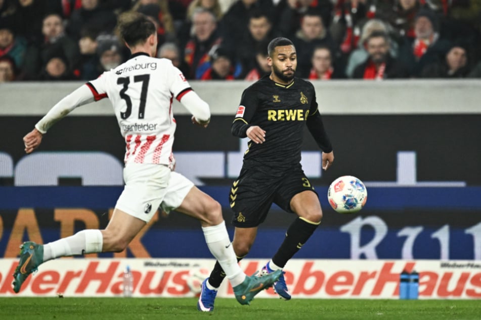 Linton Maina (26, r.) gehörte gegen den SC Freiburg zu den auffälligsten Akteuren im Trikot des 1. FC Köln.