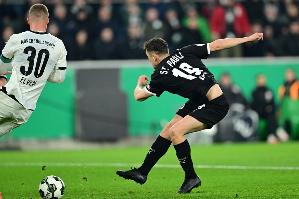 Martijn Kaars (26) traf am Dienstag zum ersten Mal für den FC St. Pauli.