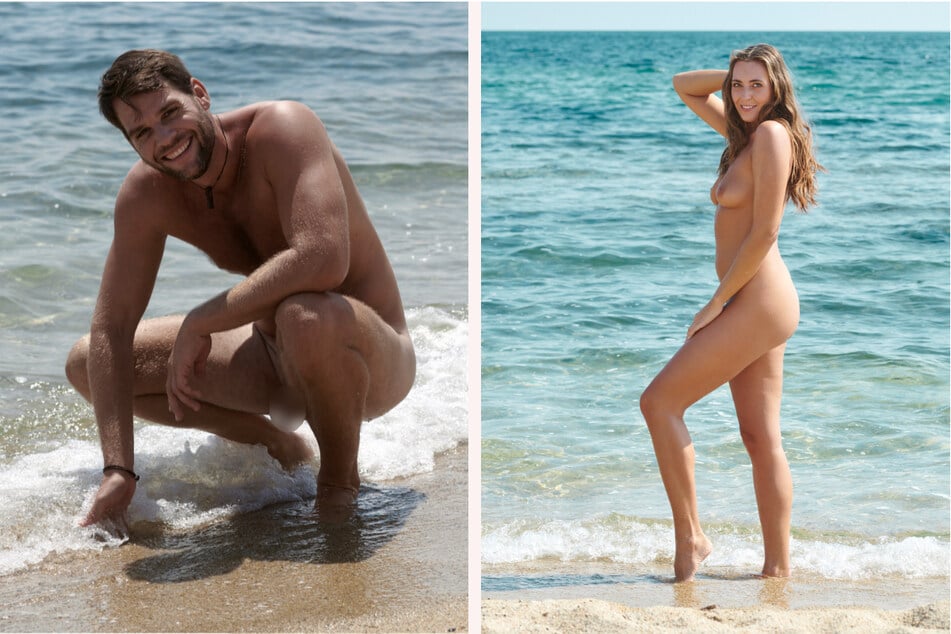Die "Adam sucht Eva"-Singles Sergio und Jasmin. (Fotomontage)