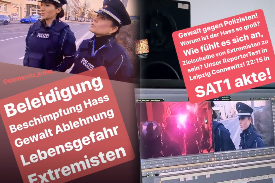 Die "akte"-Reporterin Nadja Pia Wagner postete Bilder zum Dreh bei Instagram.
