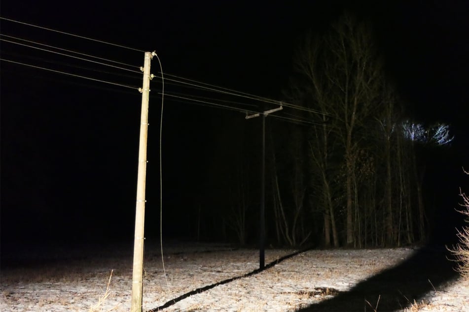 Erst am Donnerstagmorgen konnten die Arbeiten an der beschädigten Leitung begonnen werden.