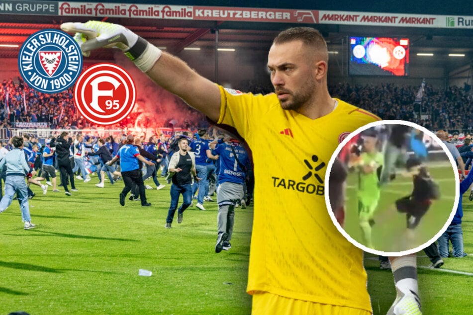 Skandal nach historischem Aufstieg: Fan geht auf Keeper los!