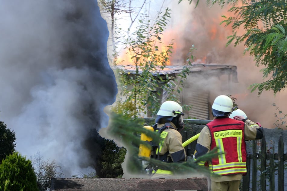 Leipzig: Mann beim Brandlegen erwischt: Als Polizei ihn festnimmt, beginnt er diese zu beleidigen