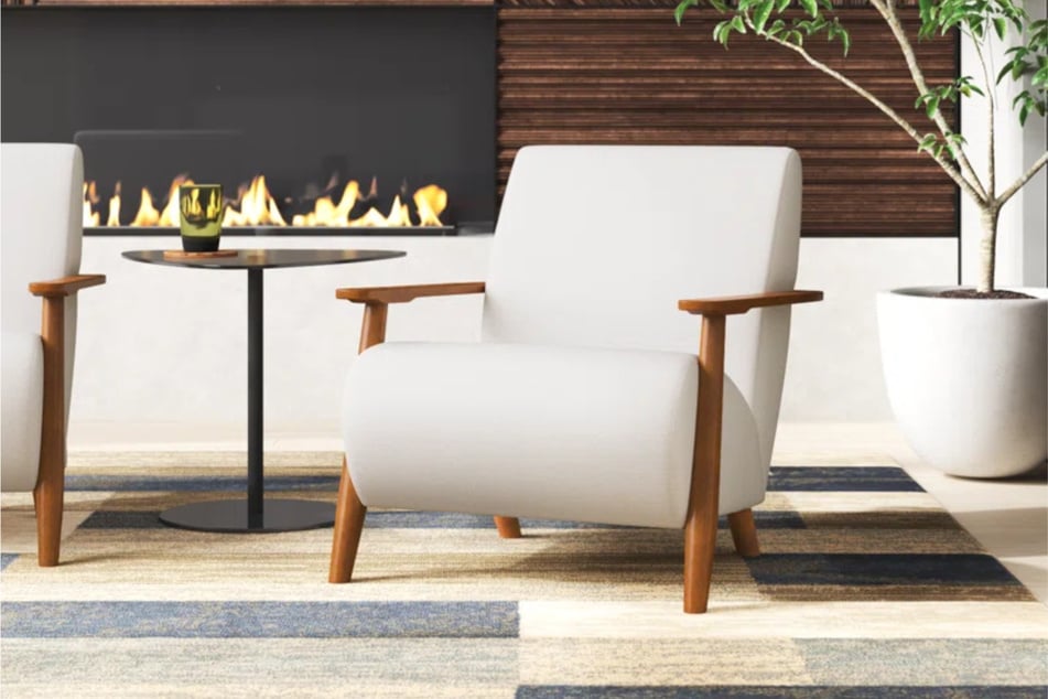 Add a touch of elegance to your living room with these chairs for less than you think!