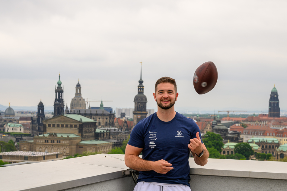 Brock Domann (25) genießt seine Zeit in Dresden. Das soll man auch auf dem Platz zu sehen bekommen.