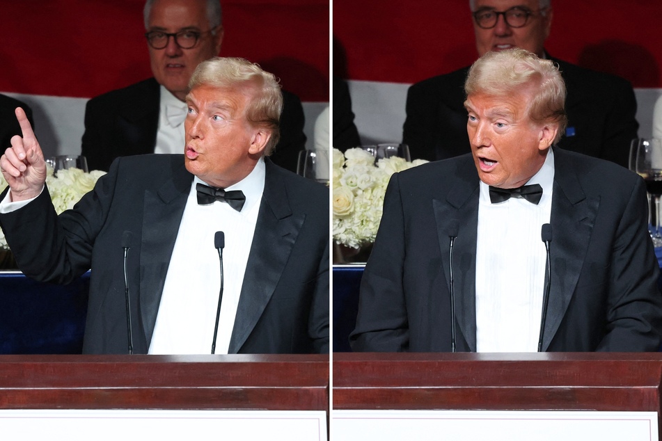 Trump delivers crass stand-up comedy routine during Catholic charity event