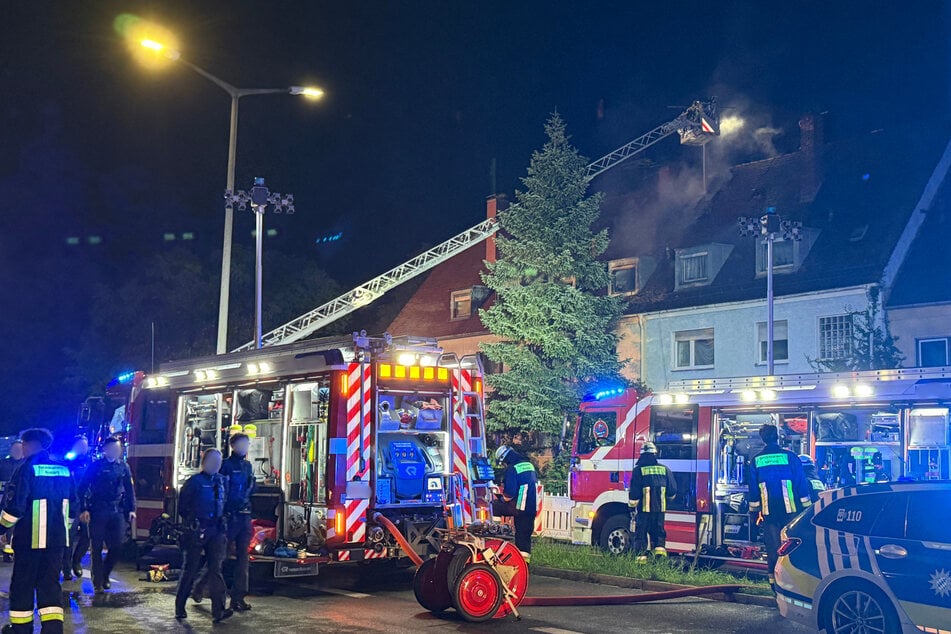 Insgesamt 50 Einsatzkräfte waren vor Ort in Nürnberg.